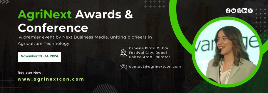 Let’s Talk Agriculture Announced as a Media Partner for the AgriNext Tech Awards & Conference in Dubai.